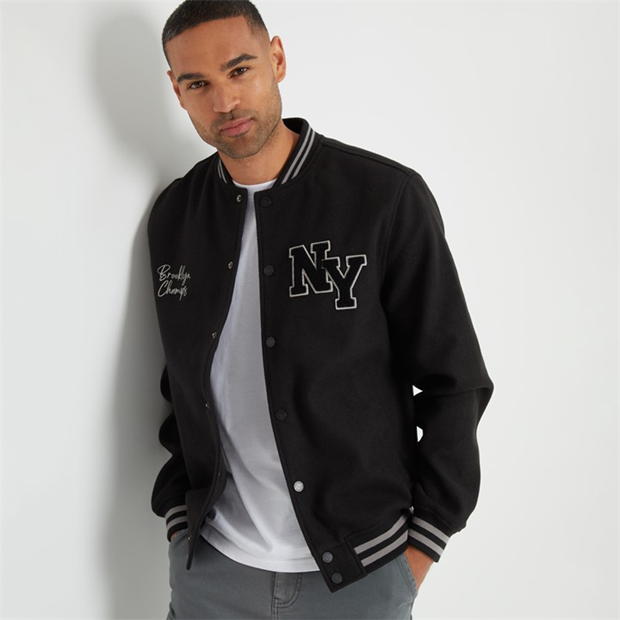 Jacheta Threadbare Varsity Bomber