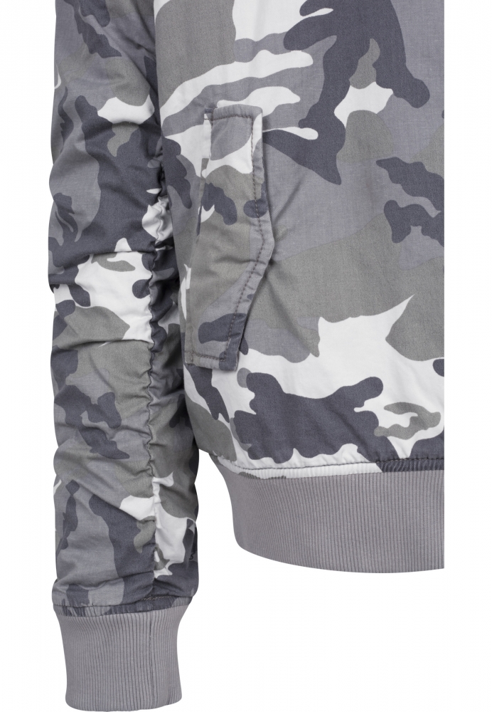 Jacheta Vintage Camo Cotton Bomber Urban Classics