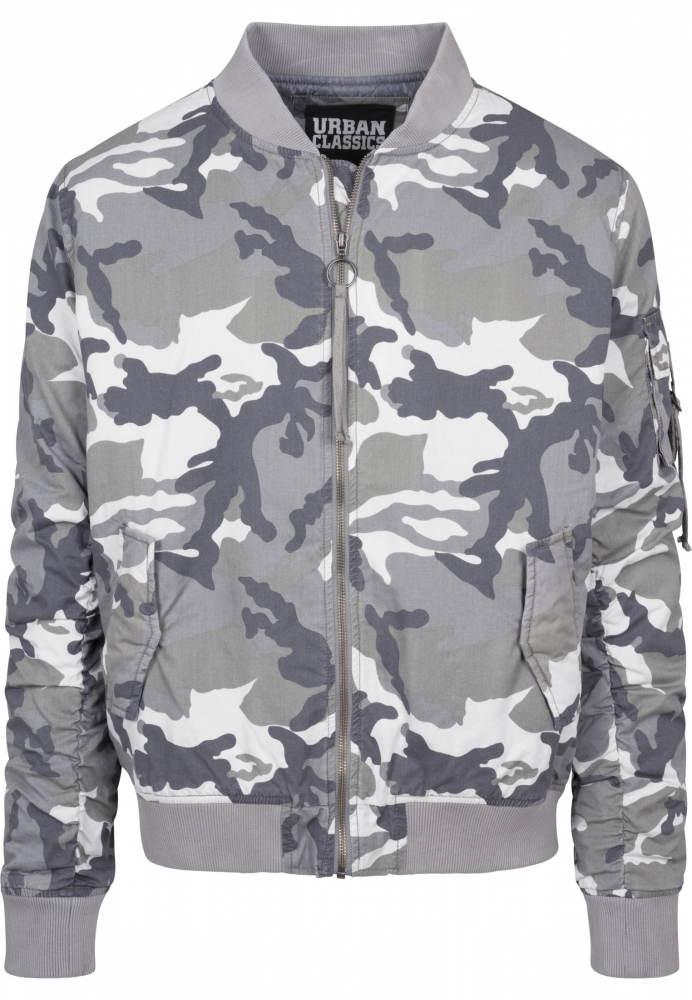 Jacheta Vintage Camo Cotton Bomber Urban Classics