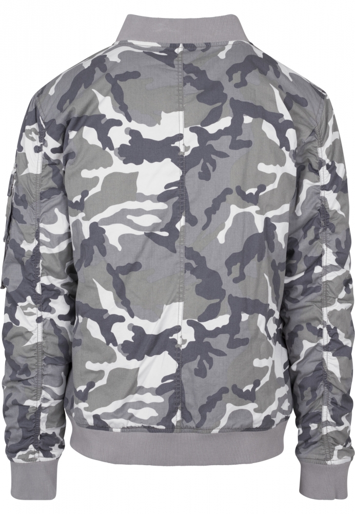 Jacheta Vintage Camo Cotton Bomber Urban Classics