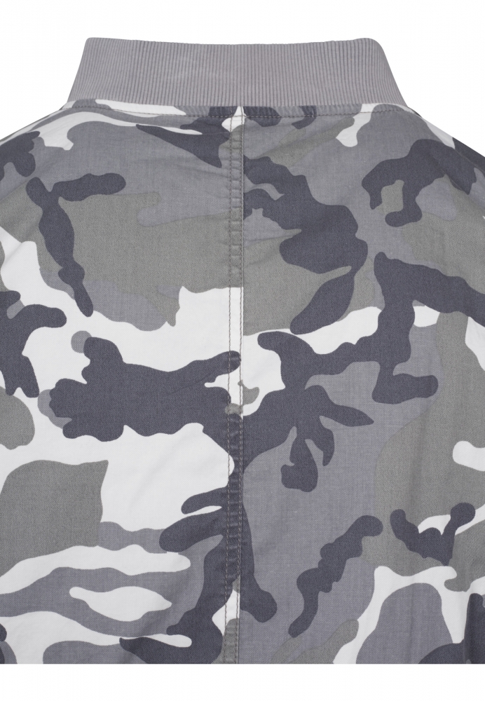 Jacheta Vintage Camo Cotton Bomber Urban Classics