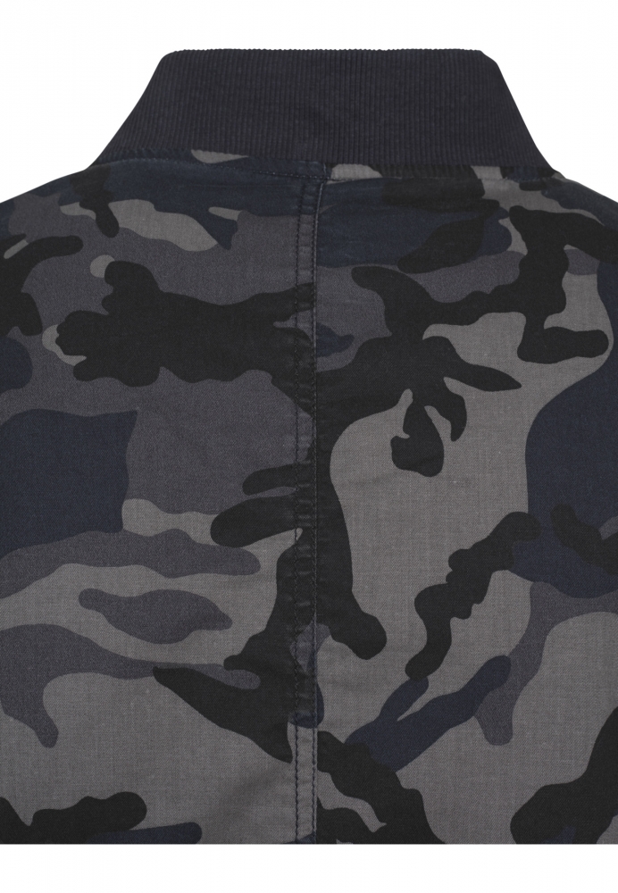 Jacheta Vintage Camo Cotton Bomber Urban Classics