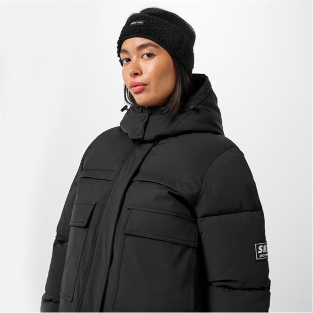 Jack Wills Cropped Puffer Ld51