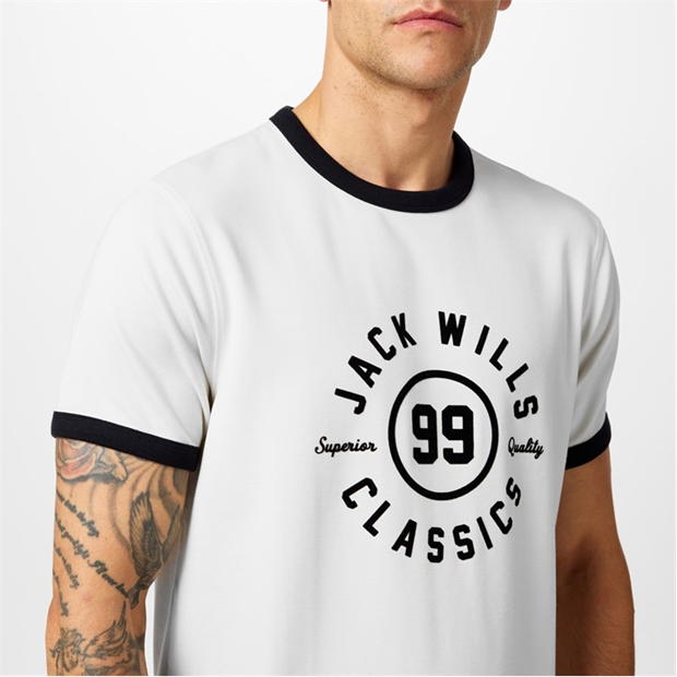 Tricou Jack Wills Ringer Grphc Sn51