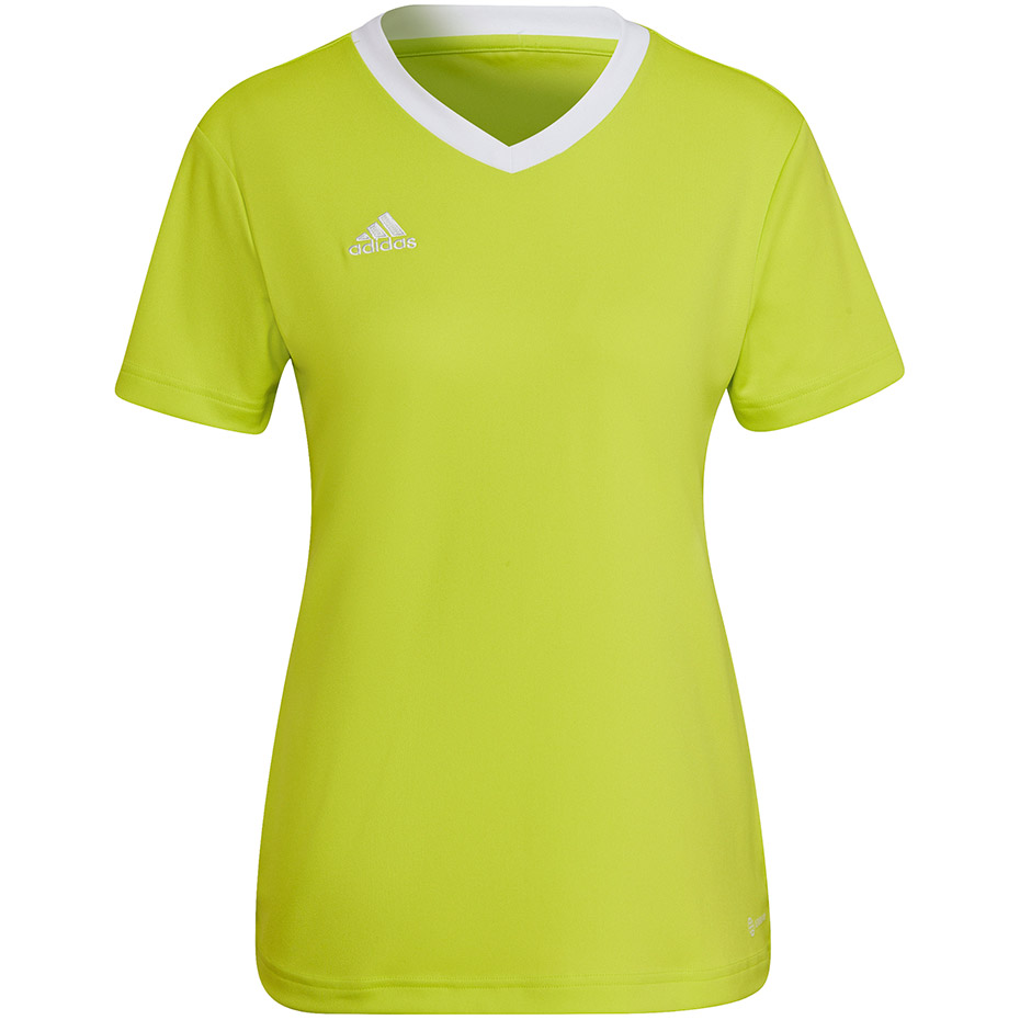 Koszulka damska adidas Entrada 22 Jsy limonkowa HC5080