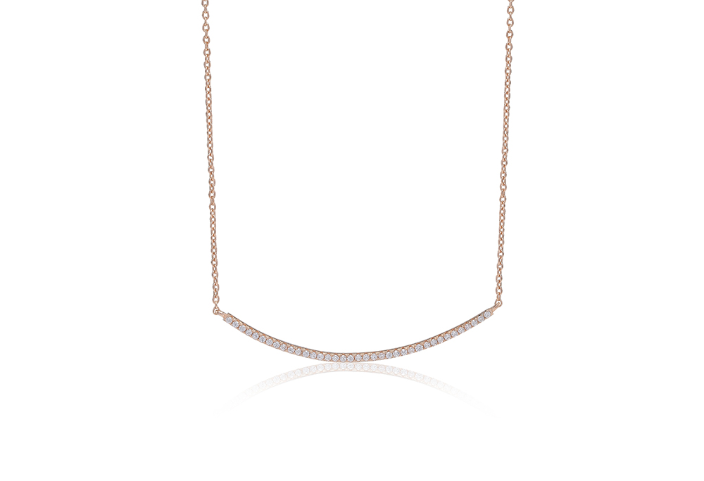 CHOKER SIF JAKOBS C0065-CZ-RG pentru Femei roz