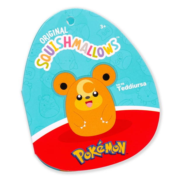 GAME Squishmallows Pokemon 14-Inch Teddiursa Plush