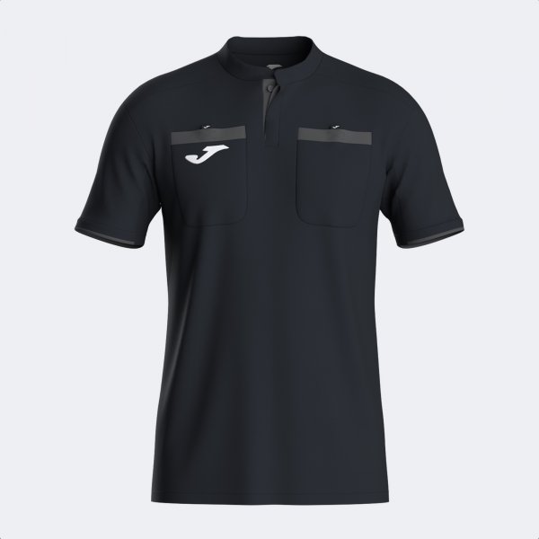 Camiseta Manga Corta Referee Negro Antracita Joma