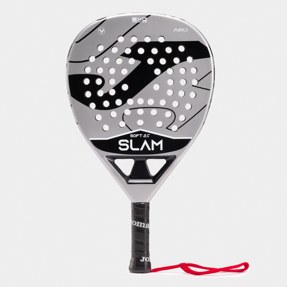 Slam Soft Paddle Racket Gray Black Joma