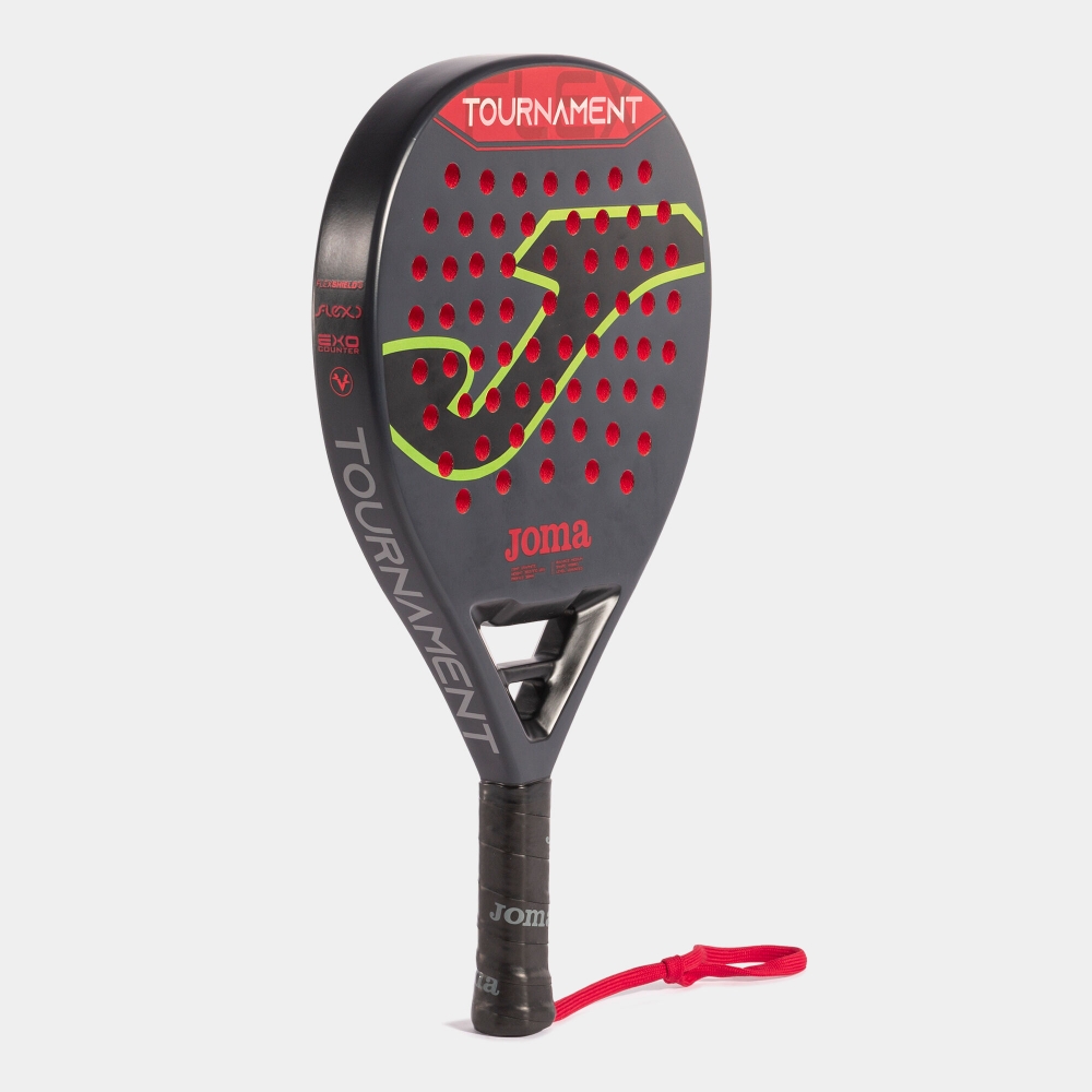 Tournament Paddle Racket Black Red Joma