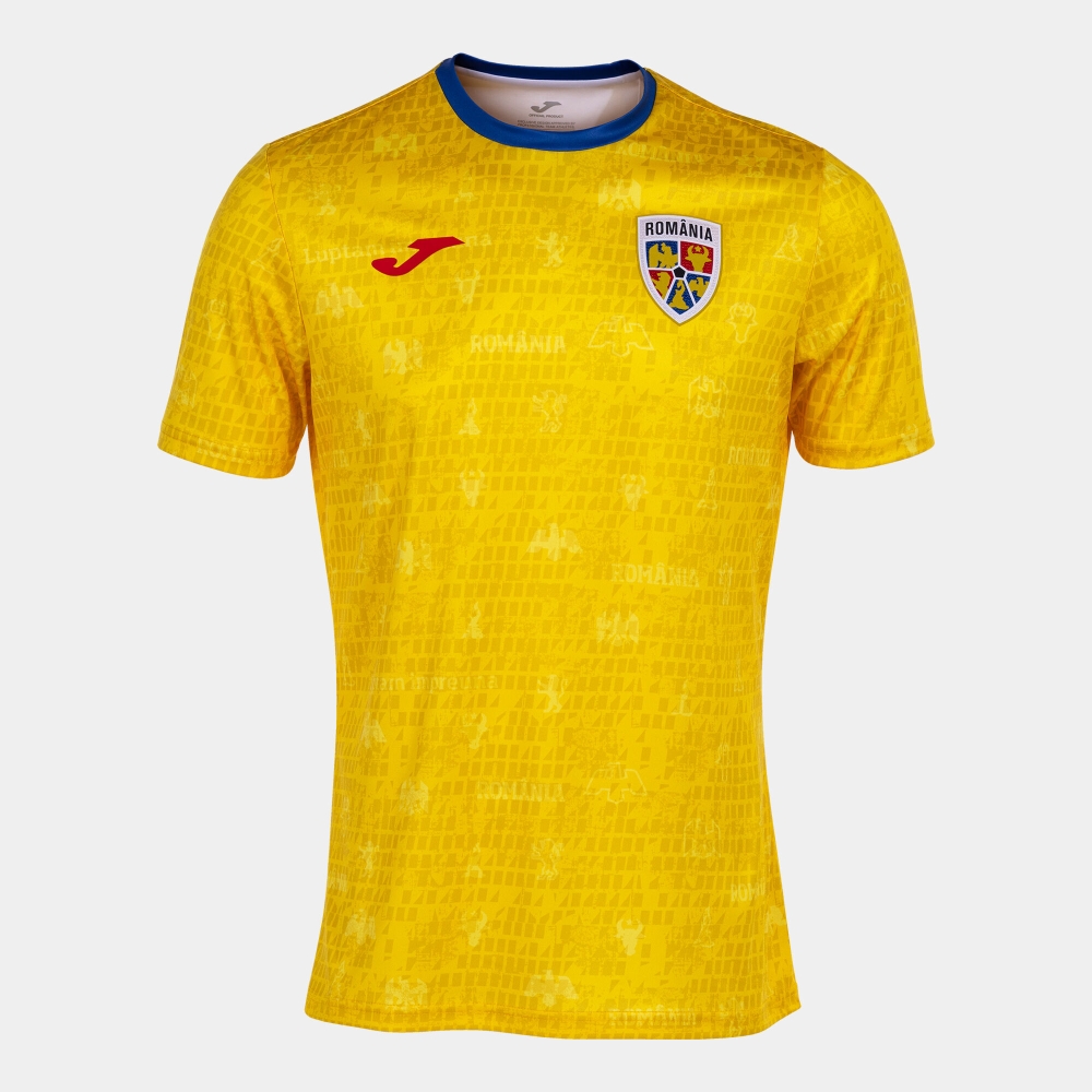 Tricou Nationala De Fotbal A Romaniei Joma Galben 2023