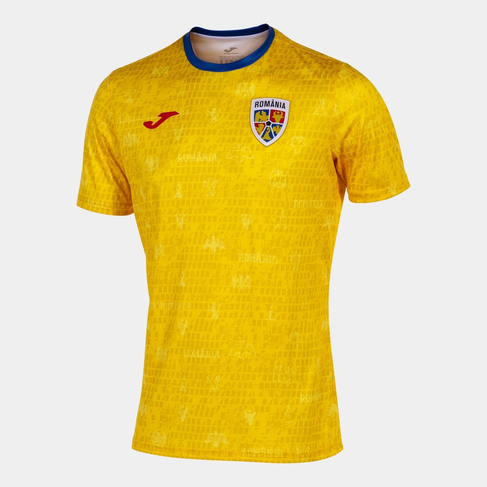 Tricou Nationala De Fotbal A Romaniei Joma Galben 2023