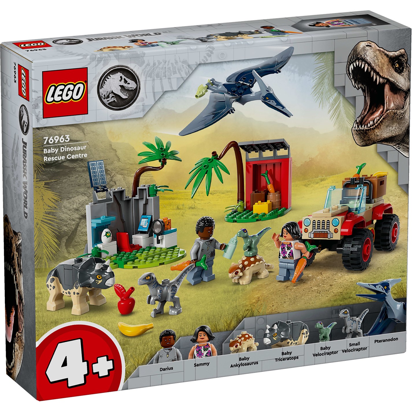 Jurassic Park LEGO 76963 Jurassic World Dinosaur Rescue Centre