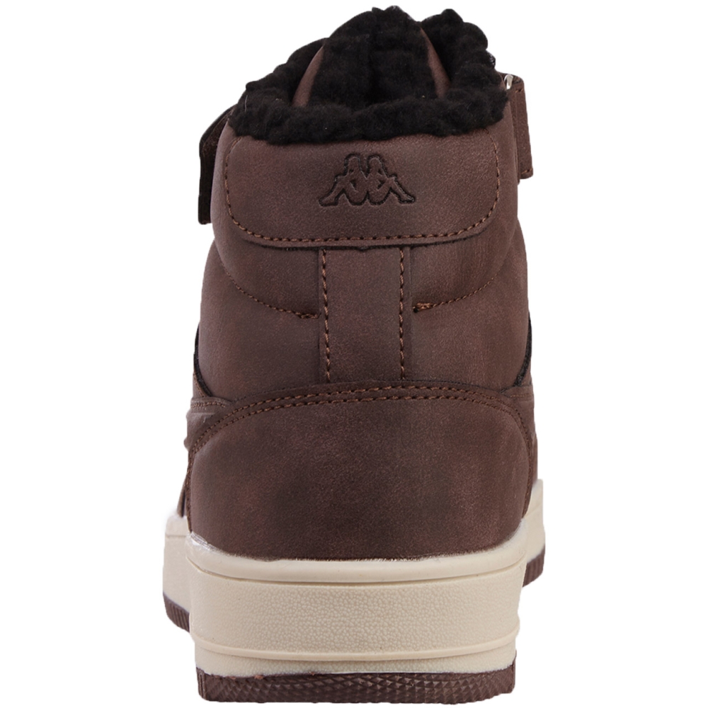 Pantof Kappa Bash Mid Fur dark brown 242799 5043