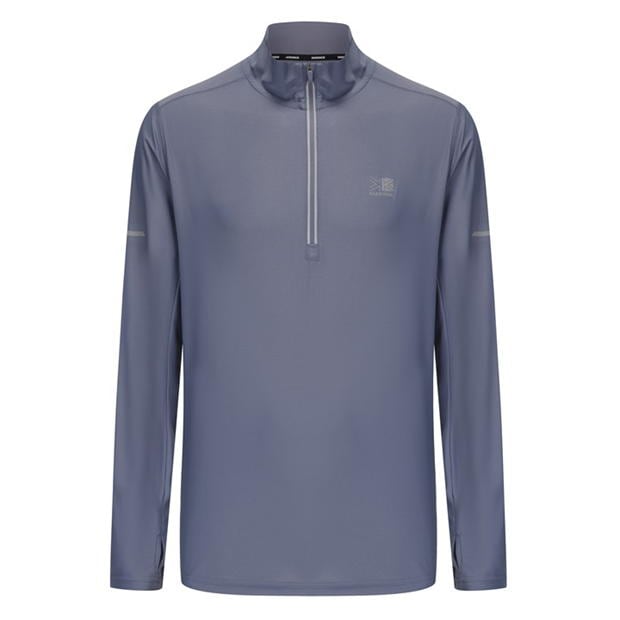 Karrimor Maneca Lunga quarter Zip Top barbat