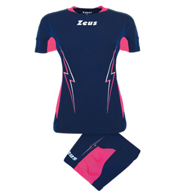 Kit volei TUONO DONNA Zeus bleumarin fucsia