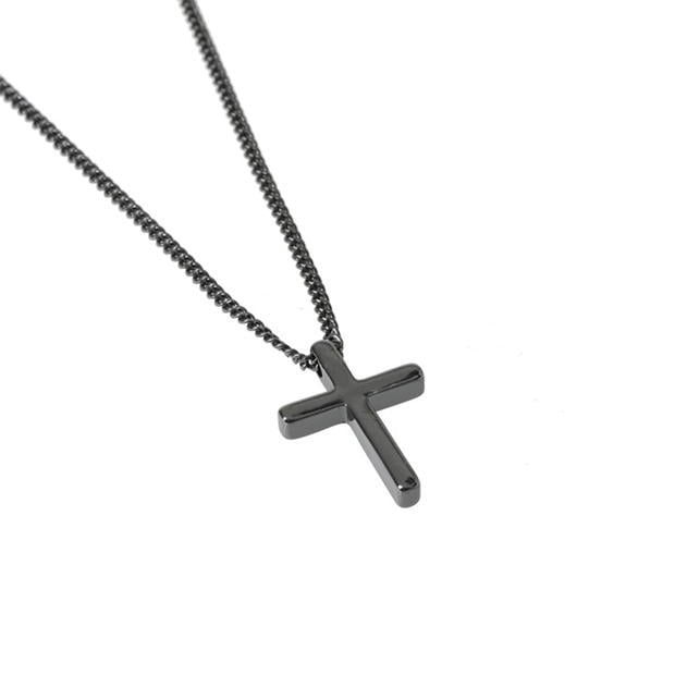 Fabric Cross Necklace