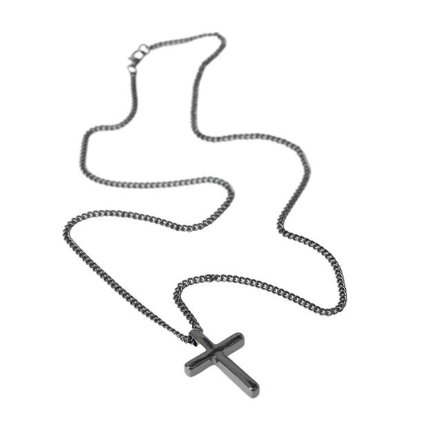 Fabric Cross Necklace