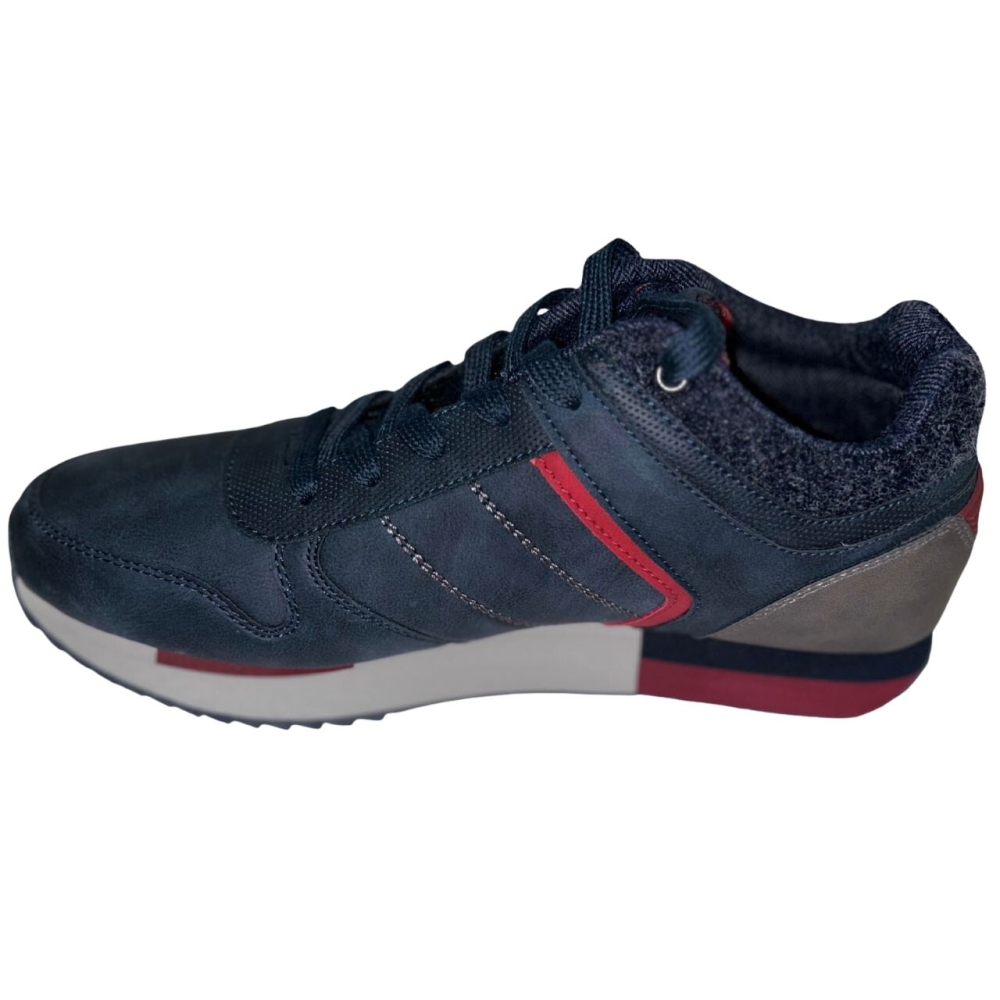 Pantof Lee Cooper men's navy blue and red LCJ-21-29-0642M