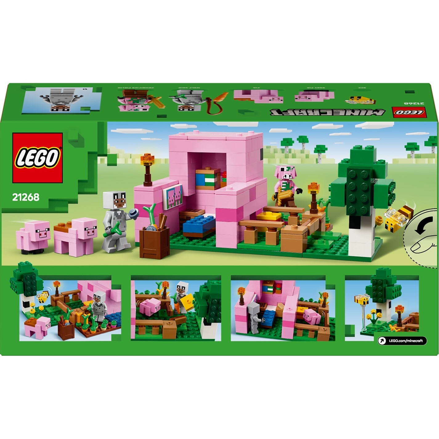 LEGO LEGO Minecraft 21268 The Pig House bebelus