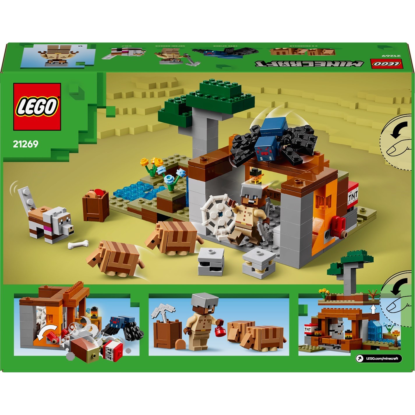 LEGO LEGO Minecraft 21269 Armadillo Mine Expedition