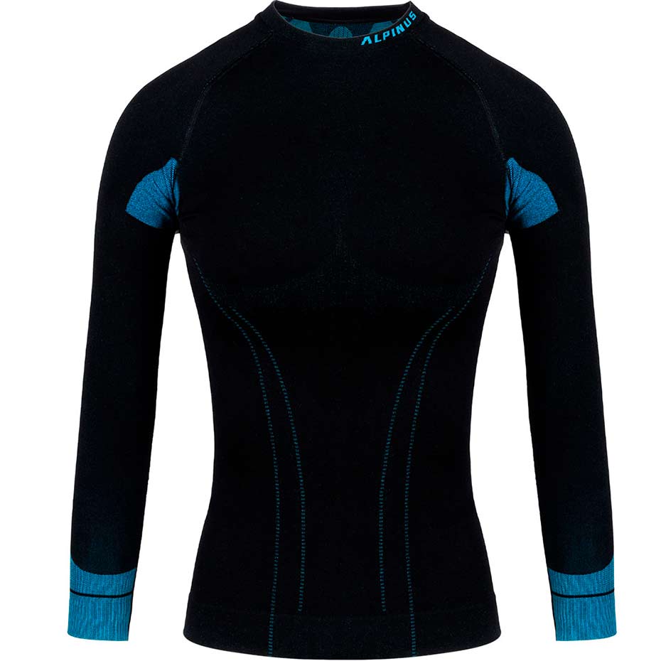 's thermal underwear Alpinus Tactical Base Layer black- blue GT43210 dama