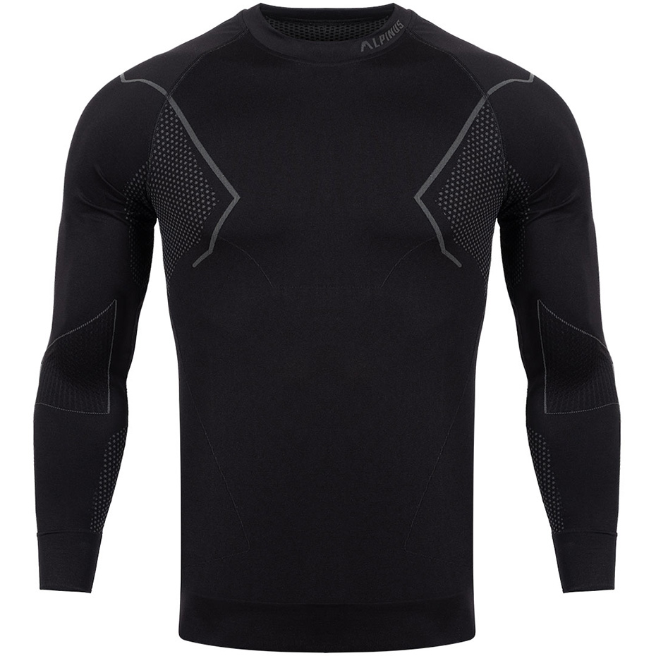 Thermoactive underwear for men Alpinus Active Base Layer black -grey GT43189