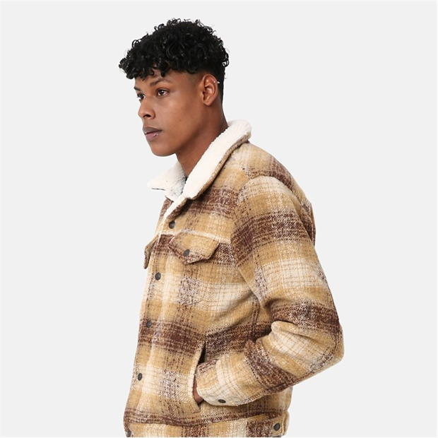 Levis Levis Plaid Type3 Sherpa Truck Westi