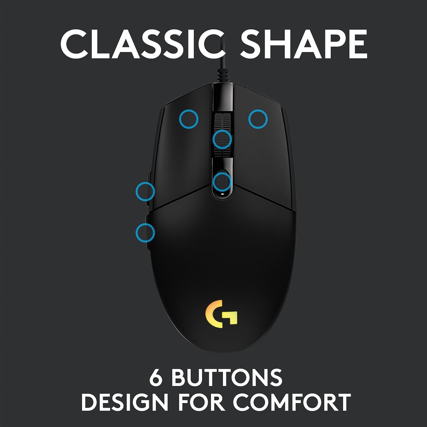 Logitech G203 Lightsync Gaming Mouse