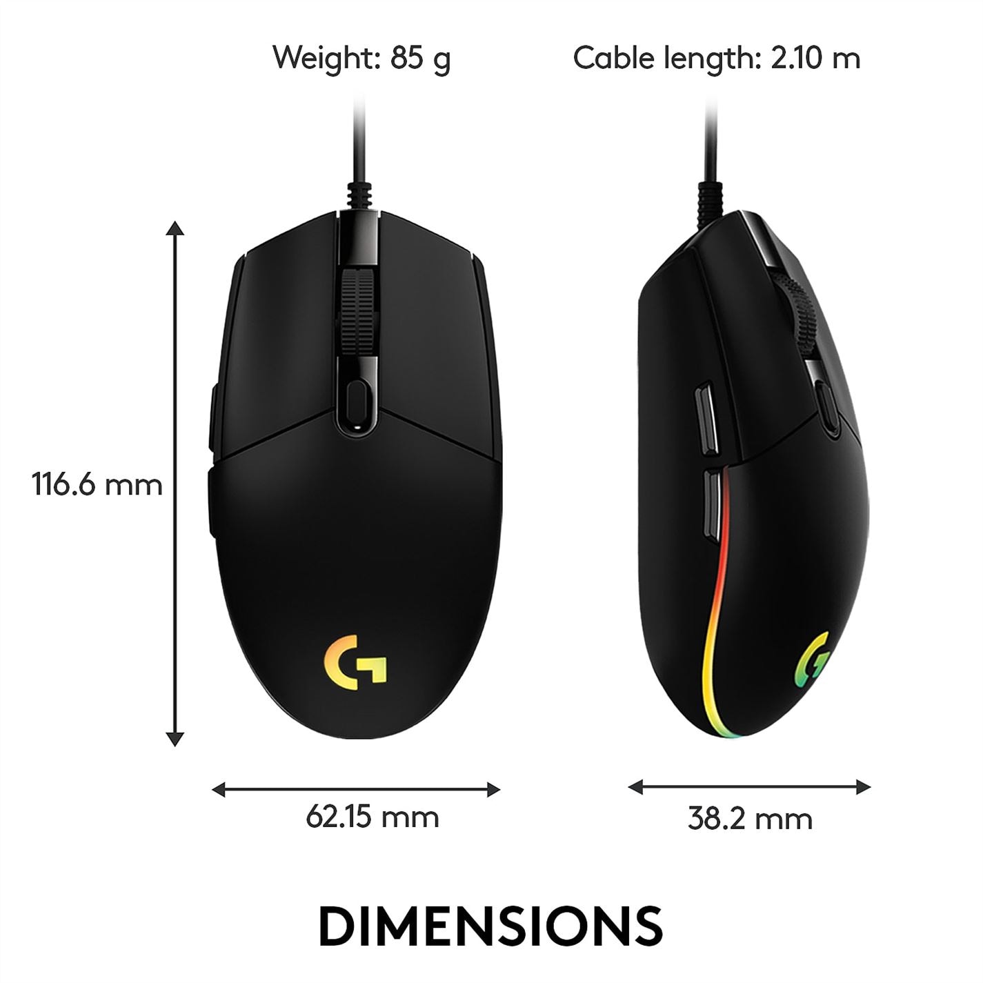 Logitech G203 Lightsync Gaming Mouse