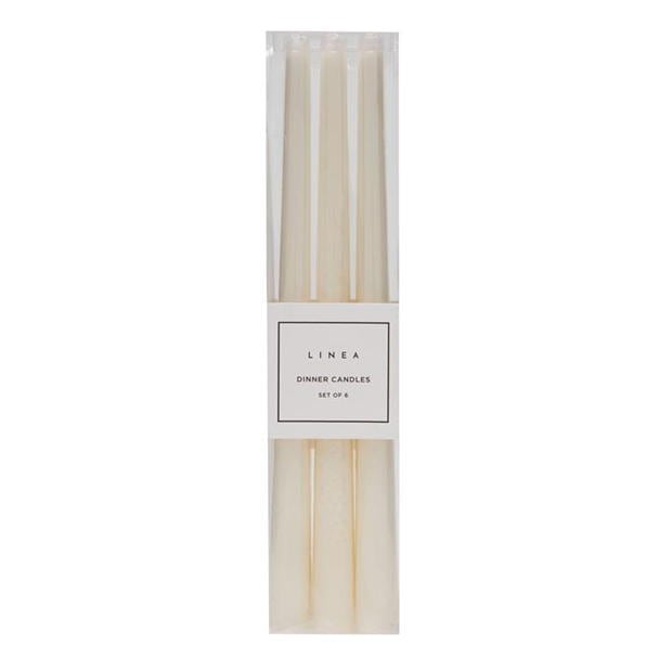 Linea Linea Set of 6 Dinner Candles