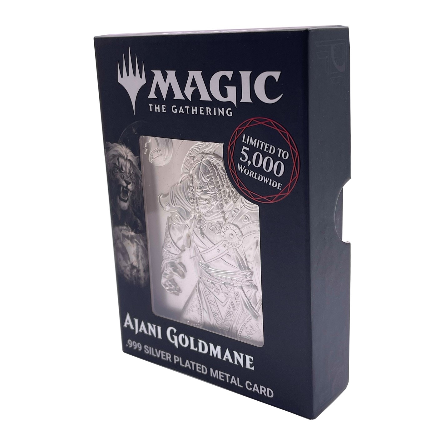 Magic the Gathering MTG Silver Plated Ajani Goldmane Metal Collectible