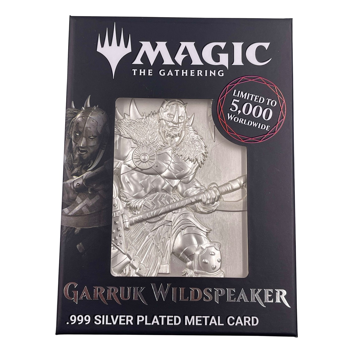 Magic the Gathering MTG Silver Plated Garruk Metal Collectible