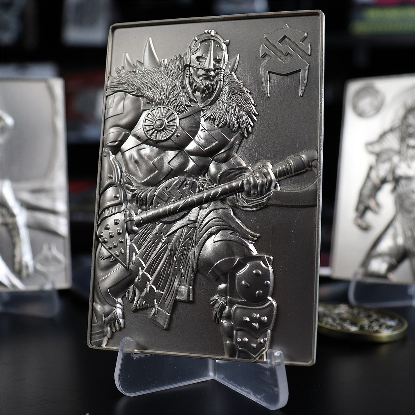 Magic the Gathering MTG Silver Plated Garruk Metal Collectible