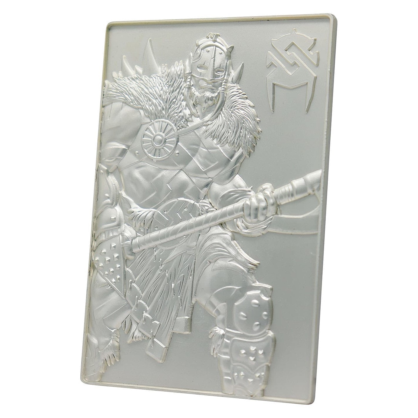 Magic the Gathering MTG Silver Plated Garruk Metal Collectible