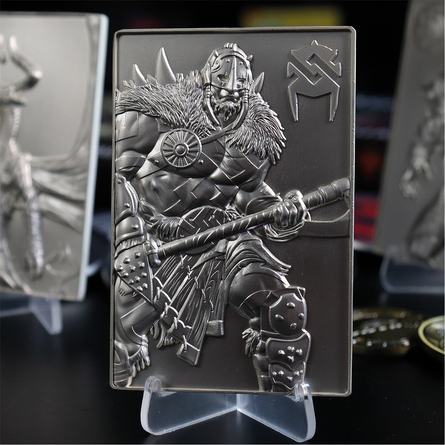 Magic the Gathering MTG Silver Plated Garruk Metal Collectible