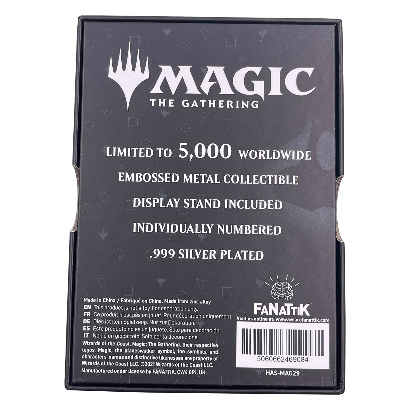 Magic the Gathering MTG Silver Plated Nicol Bolas Metal Collectible