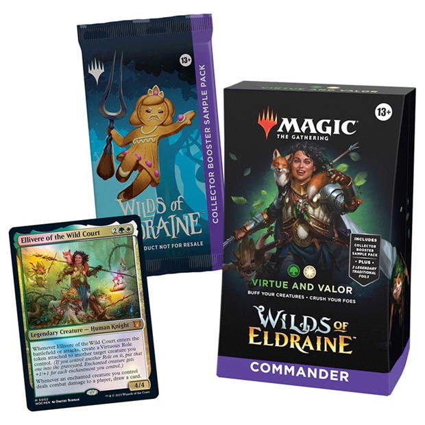 Magic the Gathering MTG Wilds of Eldraine Commander Deck Virtue Valor