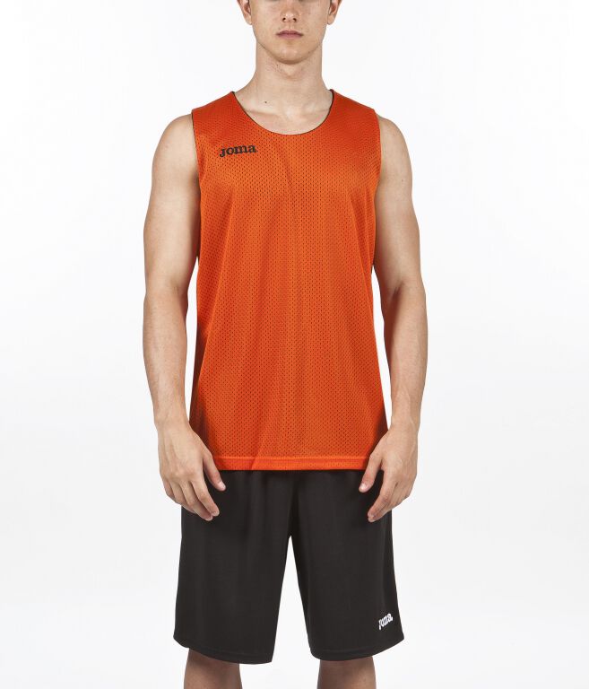 Camasa Reversiblet- Aro Orange-black Sleeveless Joma