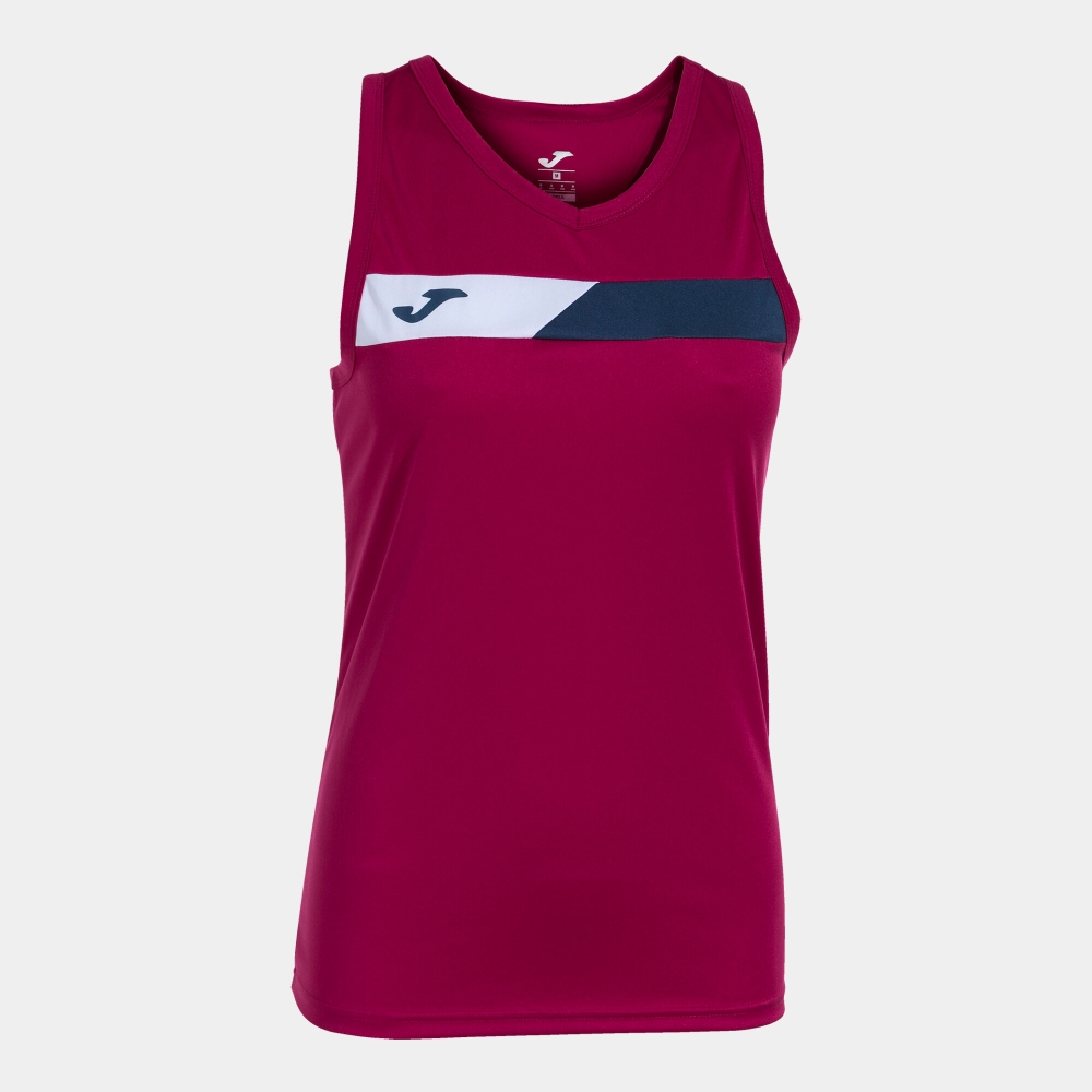 Camasa Court Sleeveless Crimson Navy White Joma