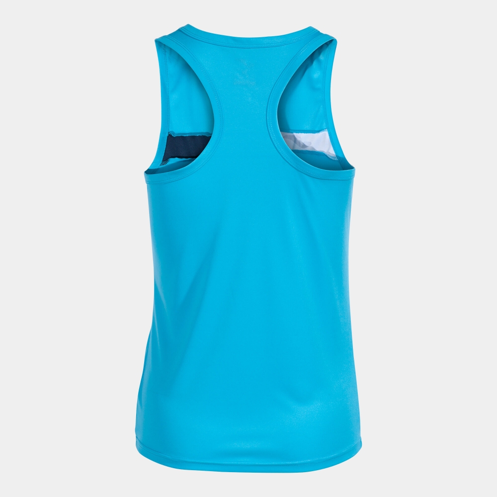 Camasa Court Sleeveless Fluor Turquoise Navy White Joma