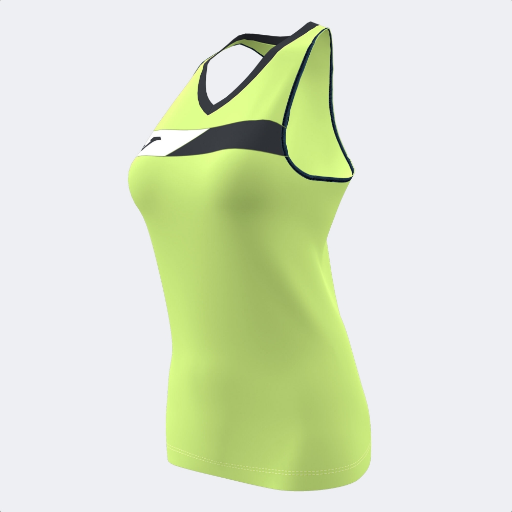 Camasa Court Sleeveless Lime Black White Joma