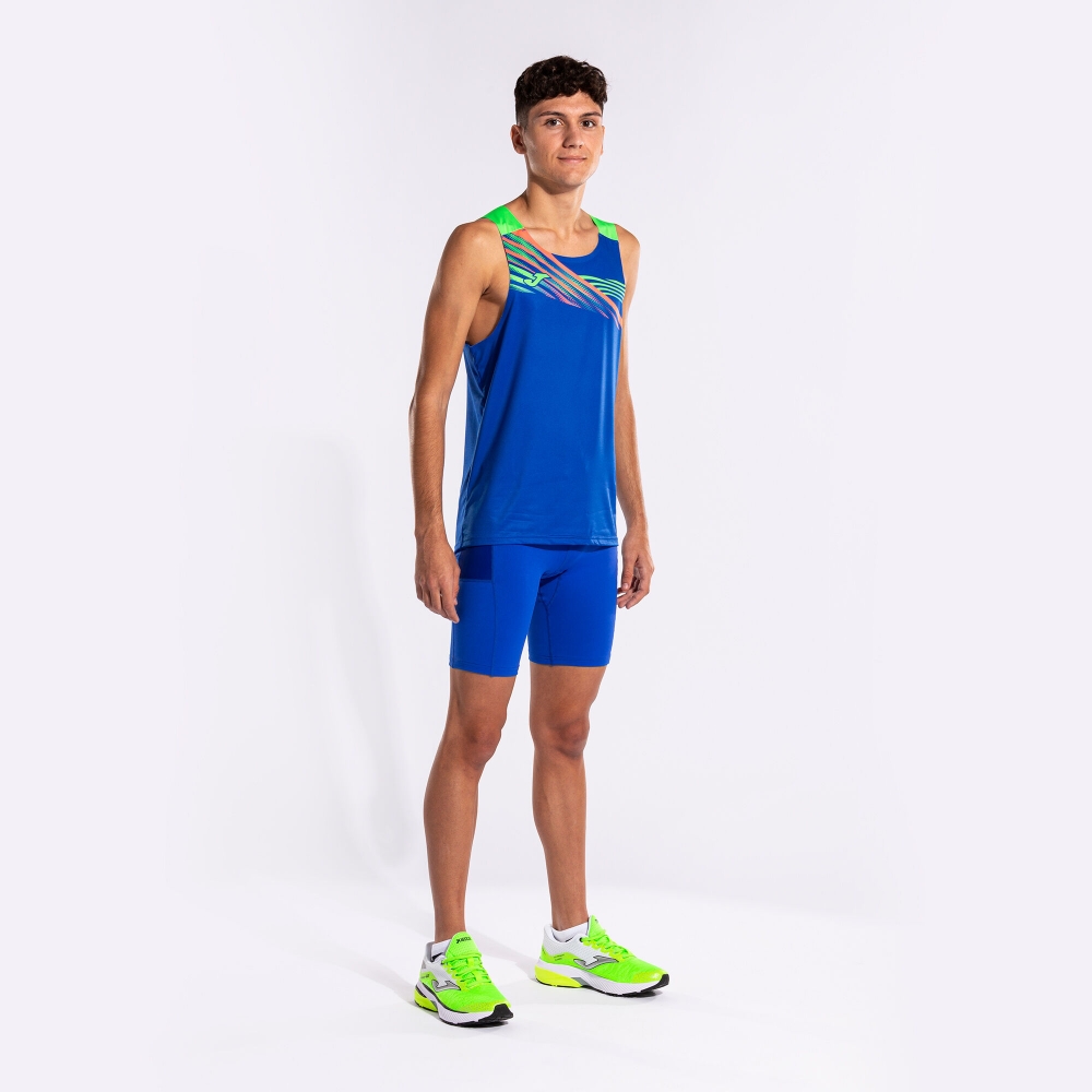 Camasa Elite X Sleeveless Royal Fluor Green Joma