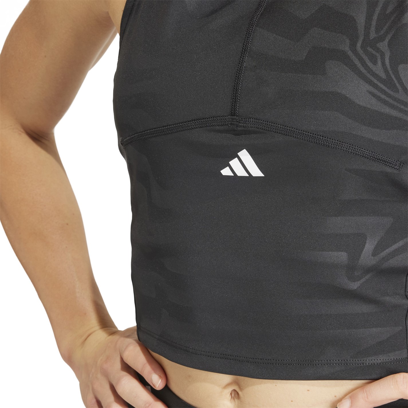 Maiou adidas Techfit Printed Crop Training dama