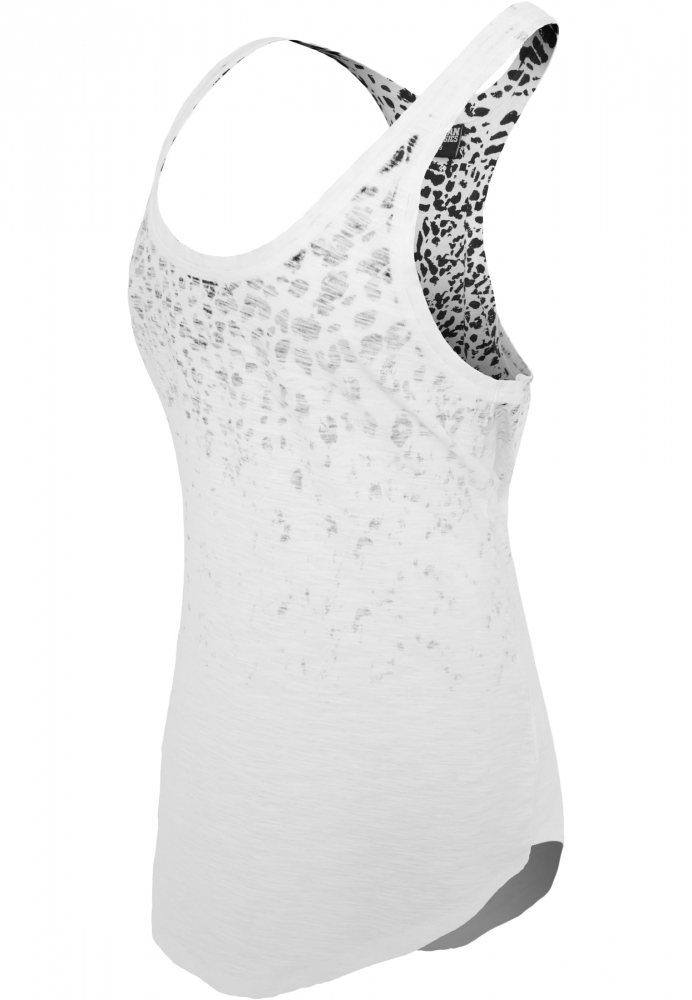 Long Leo Print Loose Tank dama Urban Classics