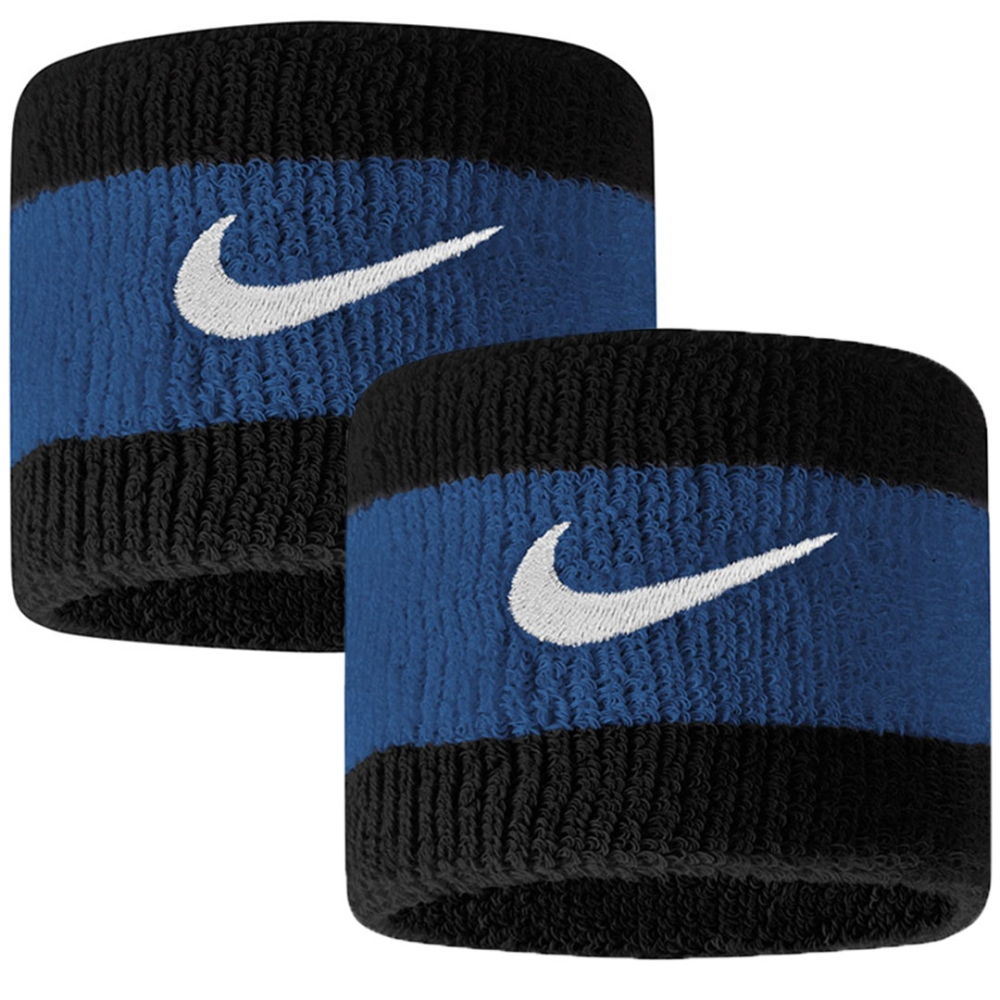 Nike Swoosh wristbands blue-black N0001565050OS