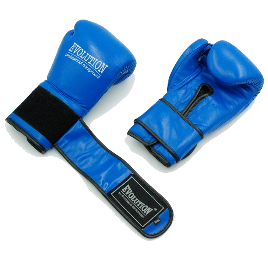 Manusa box Evolution professional boxing made of natural piele PRO RB-1510,1512 blue