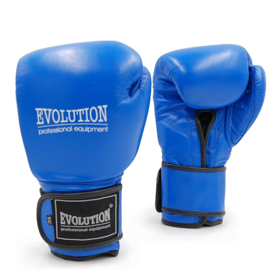 Manusa box Evolution professional boxing made of natural piele PRO RB-1510,1512 blue