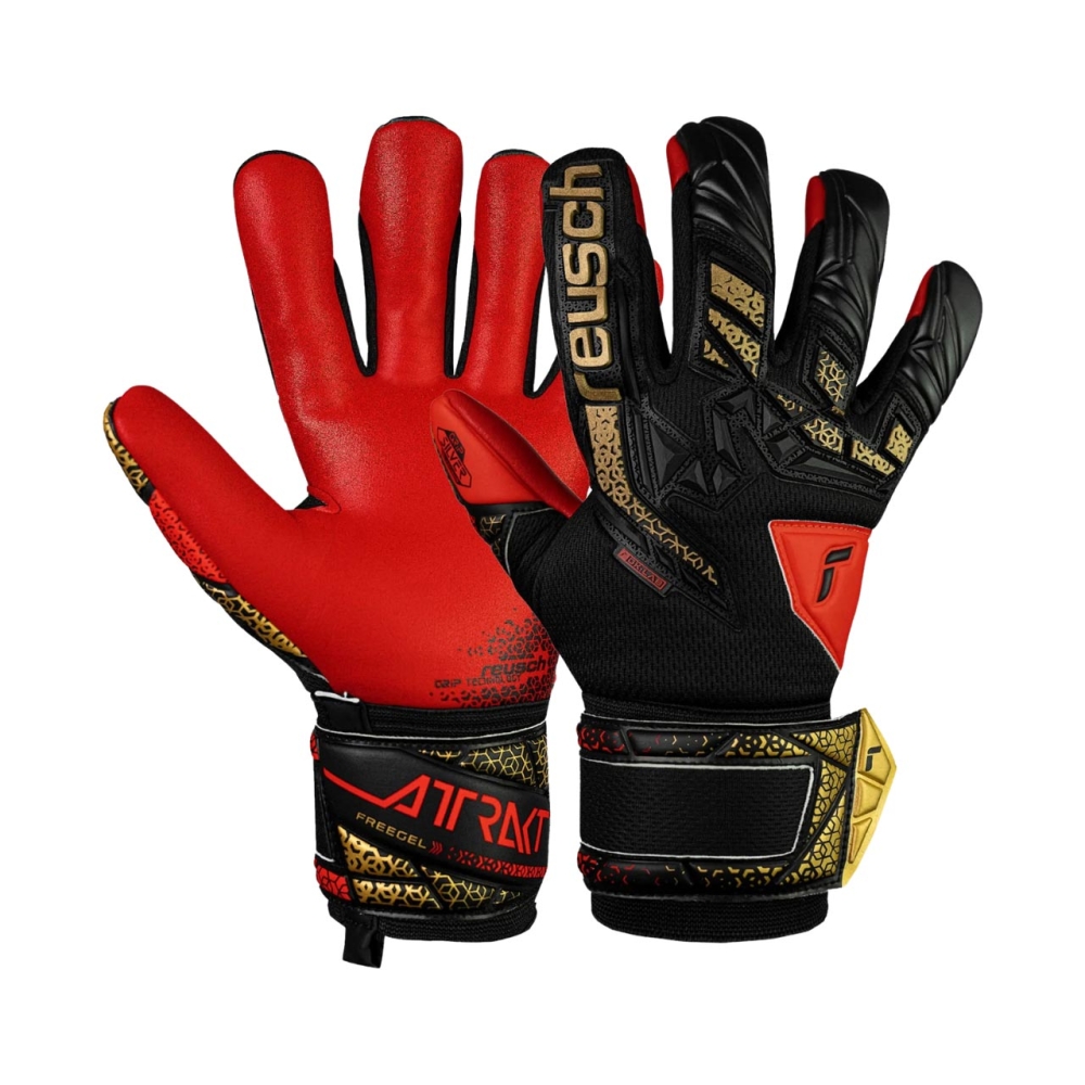 Manusa Portar Reusch Attrakt Freegel Silver red-black 5572235 7075 copil