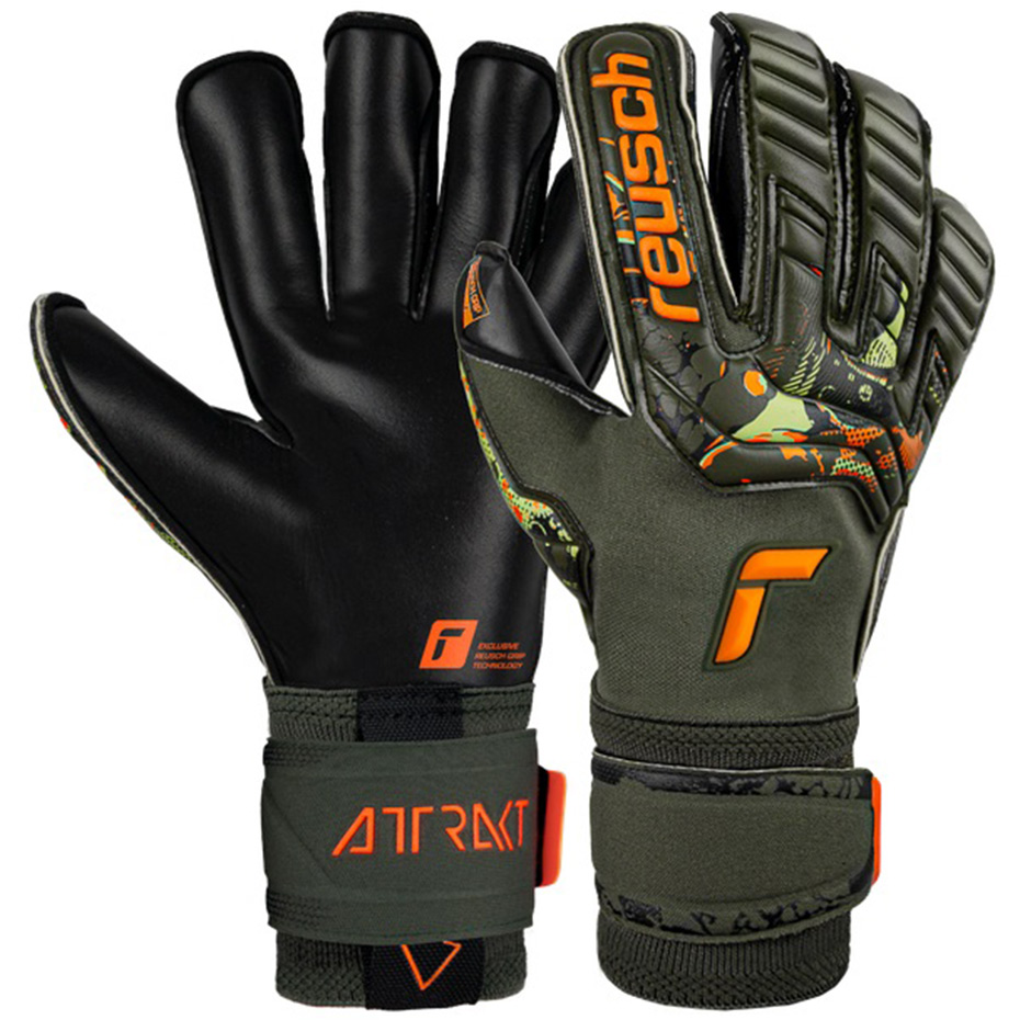 Manusa Portar Reusch Attrakt Gold X Evolution Cut black-orange 5370064 5555